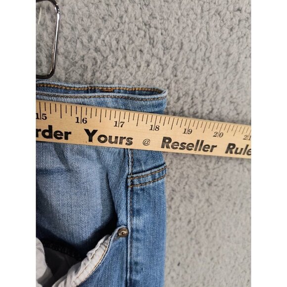 Kancan Jeans Womens 3XL Mid Rise Ankle Distressed Frayed Hem Skinny Stretch - Picture 7 of 12